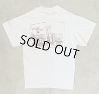 90'S VIRGINIA TECH シングルステッチ 両面プリント 半袖 Tシャツ ホワイト USA製 (VINTAGE)