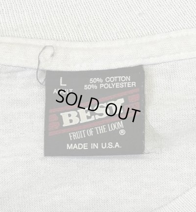 画像2: 90'S FIRST UNION シングルステッチ 両面プリント 長袖 Tシャツ ホワイト USA製 (VINTAGE)