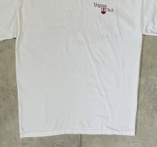 他の写真3: 90'S VIRGINIA TECH シングルステッチ 両面プリント 半袖 Tシャツ ホワイト USA製 (VINTAGE)