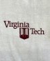 画像5: 90'S VIRGINIA TECH シングルステッチ 両面プリント 半袖 Tシャツ ホワイト USA製 (VINTAGE) (5)