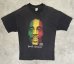 画像1: 90'S BOB MARLEY "SMILE JAMAICA" 両面プリント シングルステッチ 半袖 Tシャツ ブラック ジャマイカ製 (VINTAGE) (1)