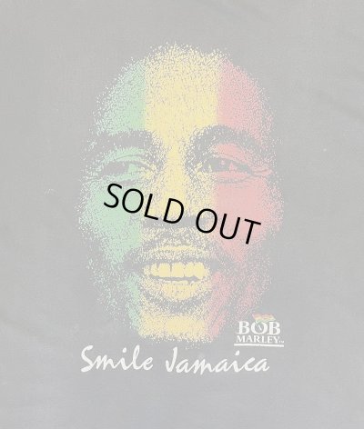 画像3: 90'S BOB MARLEY "SMILE JAMAICA" 両面プリント シングルステッチ 半袖 Tシャツ ブラック ジャマイカ製 (VINTAGE)