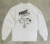画像4: 90'S FIRST UNION シングルステッチ 両面プリント 長袖 Tシャツ ホワイト USA製 (VINTAGE) (4)