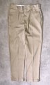 画像3: 80'S DICKIES 874 チビタグ ワークパンツ ベージュ W36L32 USA製 (VINTAGE) (3)