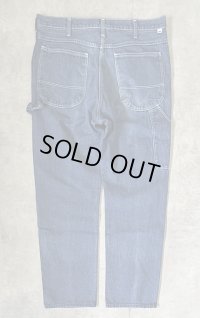 80'S DICKIES チビタグ デニム ペインターパンツ インディゴ 42TALONジップ W36L30 USA製 (VINTAGE)