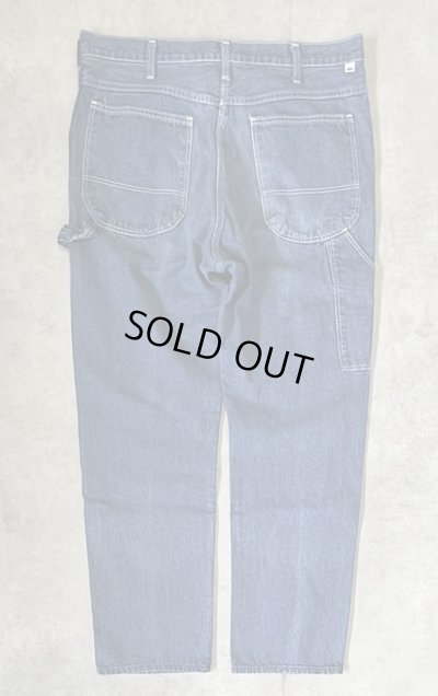 画像1: 80'S DICKIES チビタグ デニム ペインターパンツ インディゴ 42TALONジップ W36L30 USA製 (VINTAGE)