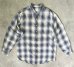 画像1: 90'S J.CREW 旧タグ コットン ワークシャツ オンブレチェック (VINTAGE) (1)