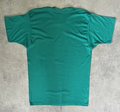 画像3: 90'S POCKET T-SHIRT シングルステッチ ポケット付き 半袖 Tシャツ グリーン USA製 (DEADSTOCK)