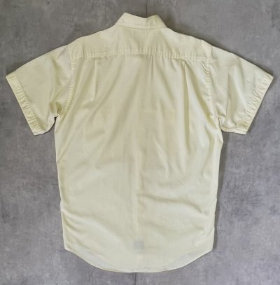 画像4: 80'S PATAGONIA "DUALSPUN" 旧タグ 半袖 シャツ ライトイエロー 香港製 (VINTAGE)