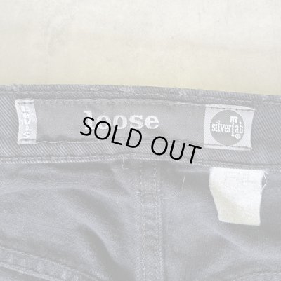 画像2: 90'S LEVIS SILVER TAB "LOOSE" デニム ブラック USA製 (VINTAGE)