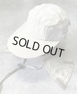 DORFMAN PACIFIC COMPANY ネックガード付き ロングビルキャップ ベージュ (DEADSTOCK)