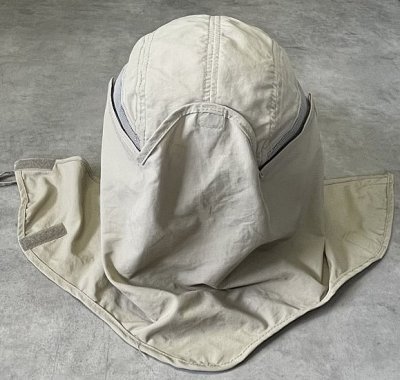 画像4: DORFMAN PACIFIC COMPANY ネックガード付き ロングビルキャップ ベージュ (DEADSTOCK)