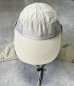 画像2: DORFMAN PACIFIC COMPANY ネックガード付き ロングビルキャップ ベージュ (DEADSTOCK) (2)