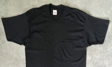 他の写真1: 90'S POCKET T-SHIRT シングルステッチ ポケット付き 半袖 Tシャツ ブラック USA製 (DEADSTOCK)