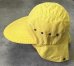 画像3: 80'S LL Bean ネックガード付き ナイロン ロングビルキャップ イエロー USA製 (VINTAGE) (3)