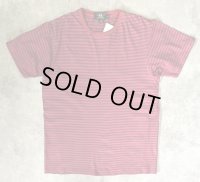 90'S RRL 三ツ星タグ シングルステッチ 半袖 Tシャツ ボーダー柄 USA製 (DEADSTOCK)