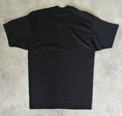 画像3: 90'S POCKET T-SHIRT シングルステッチ ポケット付き 半袖 Tシャツ ブラック USA製 (DEADSTOCK)