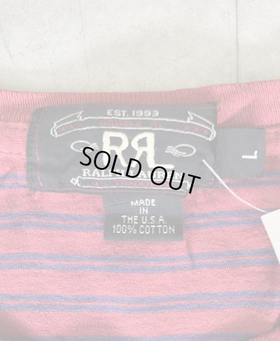 画像2: 90'S RRL 三ツ星タグ シングルステッチ 半袖 Tシャツ ボーダー柄 USA製 (DEADSTOCK)