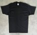 画像1: 90'S POCKET T-SHIRT シングルステッチ ポケット付き 半袖 Tシャツ ブラック USA製 (DEADSTOCK) (1)