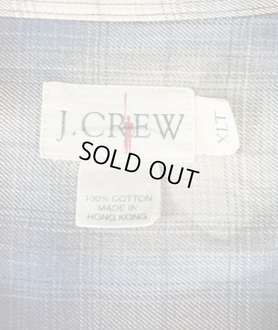 画像2: 90'S J.CREW 旧タグ コットン ワークシャツ オンブレチェック (VINTAGE)