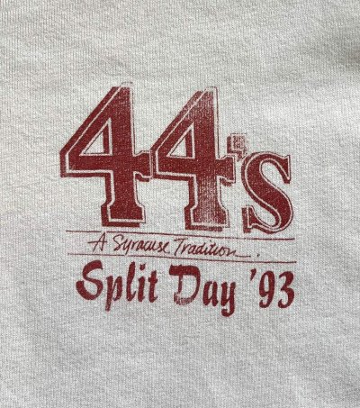 画像3: 90'S MILLER SPLIT DAY '93 シングルステッチ 両面プリント 半袖 Tシャツ ホワイト USA製 (VINTAGE)