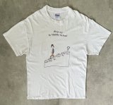 90'S STEP UP TO MIDDLE SCHOOL シングルステッチ 両面プリント 半袖 Tシャツ ホワイト (VINTAGE)