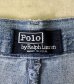 画像2: 90'S RALPH LAUREN "ボックスロゴ" ツープリーツ デニムショーツ インディゴ USA製 (VINTAGE) (2)
