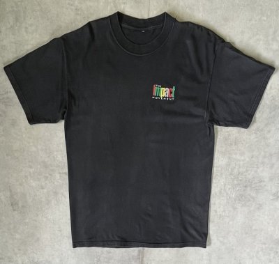 画像3: THE IMPACT MOVEMENT 両面プリント 半袖 Tシャツ ブラック (VINTAGE)