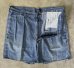 画像3: 90'S RALPH LAUREN "ボックスロゴ" ツープリーツ デニムショーツ インディゴ USA製 (VINTAGE) (3)