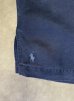 画像3: 90'S RALPH LAUREN "CALDWELL" シルク/リネン 裾ロゴ 半袖 オープンカラーシャツ ネイビー (VINTAGE) (3)