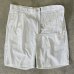 画像3: 90'S RALPH LAUREN ツープリーツ シアサッカーショーツ ホワイト TALONジップ USA製 (VINTAGE) (3)