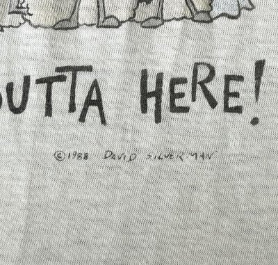 画像4: 80'S DAVID SILVERMAN シングルステッチ 半袖 Tシャツ ホワイト カナダ製 (VINTAGE)