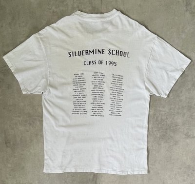 画像4: 90'S STEP UP TO MIDDLE SCHOOL シングルステッチ 両面プリント 半袖 Tシャツ ホワイト (VINTAGE)