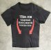 画像1: THIS JOB... コットン 半袖 Tシャツ ブラック (VINTAGE) (1)