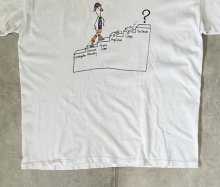 他の写真3: 90'S STEP UP TO MIDDLE SCHOOL シングルステッチ 両面プリント 半袖 Tシャツ ホワイト (VINTAGE)