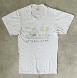 80'S DAVID SILVERMAN シングルステッチ 半袖 Tシャツ ホワイト カナダ製 (VINTAGE)