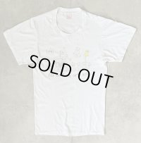 80'S DAVID SILVERMAN シングルステッチ 半袖 Tシャツ ホワイト カナダ製 (VINTAGE)