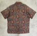 画像3: 90'S RALPH LAUREN コットン ロゴ無し 半袖 オープンカラーシャツ ペイズリー柄 USA製 (VINTAGE) (3)