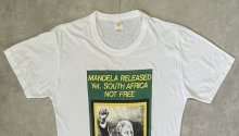 他の写真1: 90'S NELSON MANDELA シングルステッチ 半袖 Tシャツ ホワイト カナダ製 (VINTAGE)