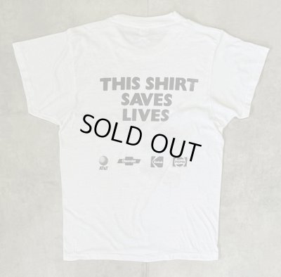 画像5: 80'S LIVE AID シングルステッチ 半袖 Tシャツ ホワイト USA製 (VINTAGE)