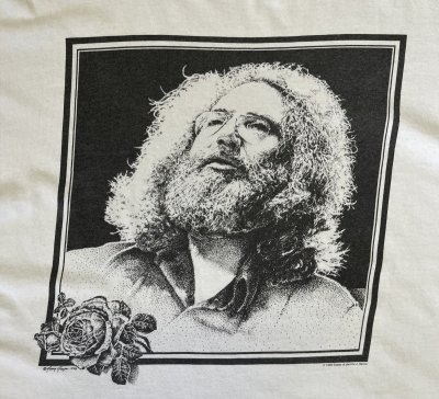 画像3: 90'S JERRY GARCIA 半袖 Tシャツ ホワイト (VINTAGE)