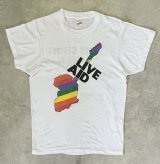80'S LIVE AID シングルステッチ 半袖 Tシャツ ホワイト USA製 (VINTAGE)