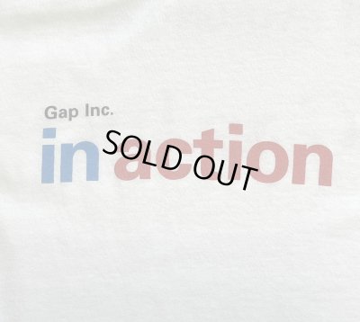 画像3: 00'S GAP "IN ACTION" 両面+袖プリント 半袖 Tシャツ ホワイト (VINTAGE)