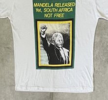 他の写真3: 90'S NELSON MANDELA シングルステッチ 半袖 Tシャツ ホワイト カナダ製 (VINTAGE)