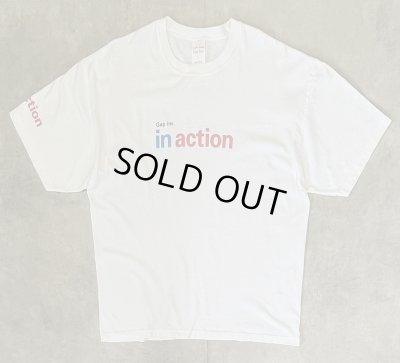 画像1: 00'S GAP "IN ACTION" 両面+袖プリント 半袖 Tシャツ ホワイト (VINTAGE)