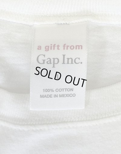 画像2: 00'S GAP "IN ACTION" 両面+袖プリント 半袖 Tシャツ ホワイト (VINTAGE)