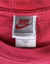 画像2: 90'S NIKE "P.L.A.Y." 銀タグ シングルステッチ 両面プリント Tシャツ レッド USA製 (VINTAGE) (2)