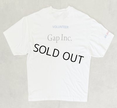 画像5: 00'S GAP "IN ACTION" 両面+袖プリント 半袖 Tシャツ ホワイト (VINTAGE)