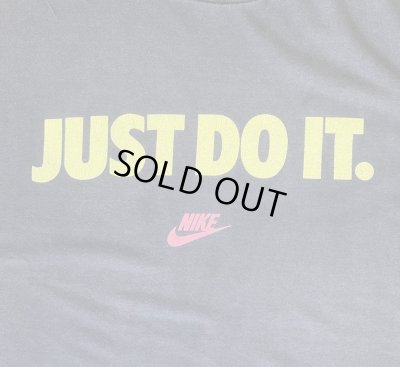 画像3: 90'S NIKE "JUST DO IT." 銀タグ シングルステッチ 両面プリント Tシャツ ブラック USA製 (VINTAGE)