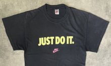 他の写真1: 90'S NIKE "JUST DO IT." 銀タグ シングルステッチ 両面プリント Tシャツ ブラック USA製 (VINTAGE)